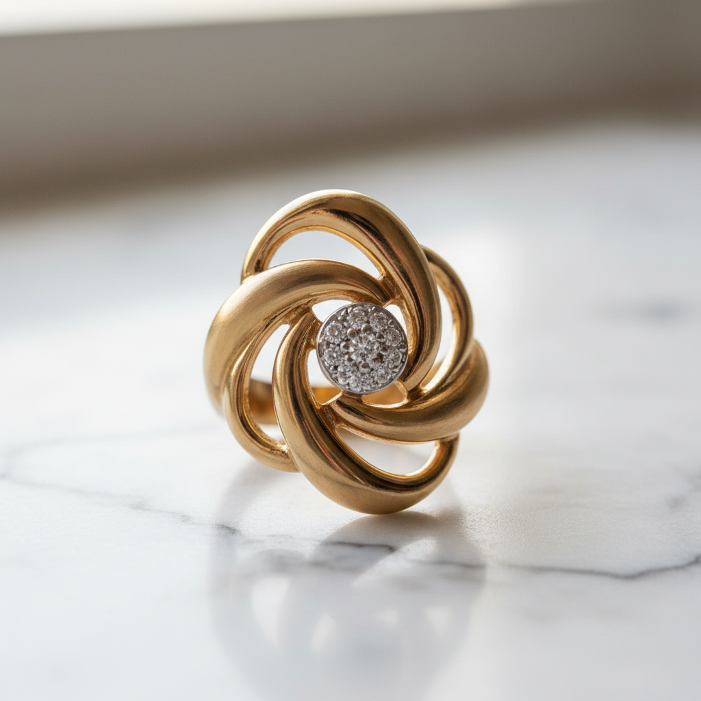 Gold Statement Ring