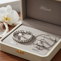 White Gold Couples Gift Set